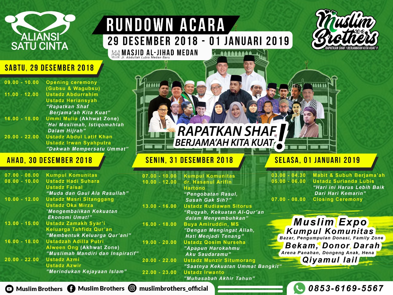 Muslim Brothers Ajang Persatukan Kekuatan Umat